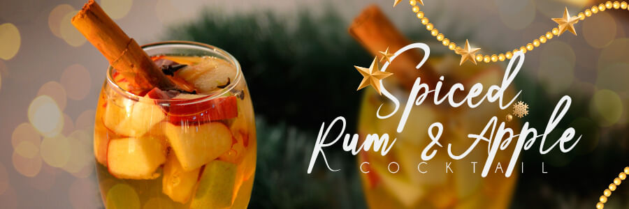 Spiced Rum & Apple Cocktail - Recetas Supermercados La Colonia